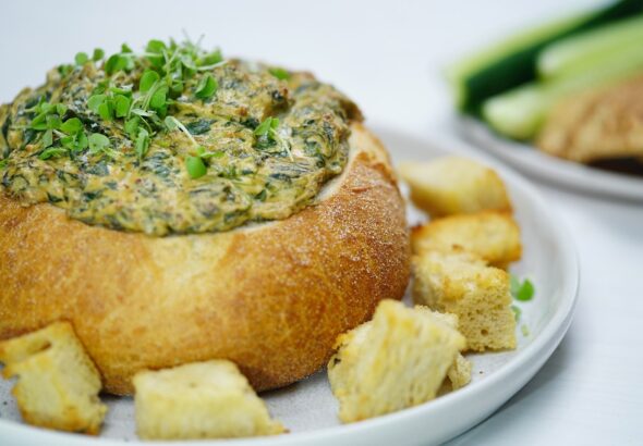 Spinach Cob Loaf